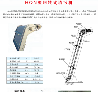 HQN型回转式清污机